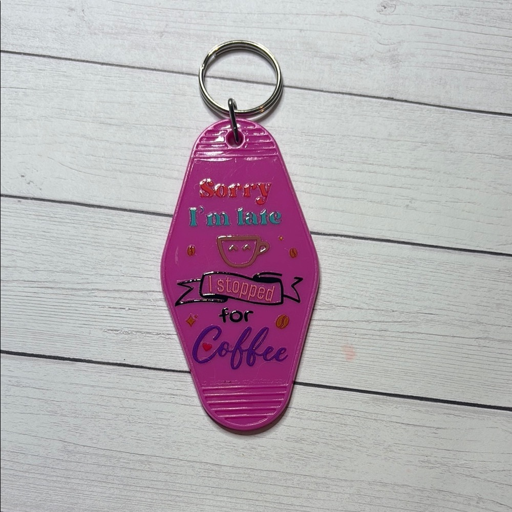 Pink Keychain Accessory